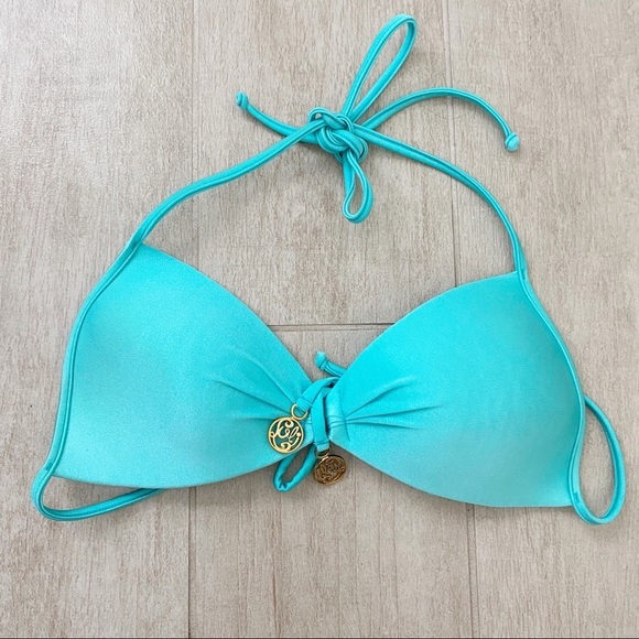 Luli Fama Other - Luli Fama Blue Bikini Swim Top